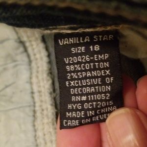 Vanilla Star Pants - Vanilla Star Jeans skinny 18 decorative distressed Vanilla Star Pants - Vanilla Star Jeans skinny 18 decorative distressed